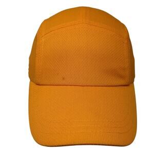 Headsweats Slideback 5 Panel Hat Orange One Size Adjustable Blank